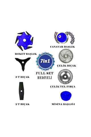 Eisenn Alman HARD 9.9 Hp Metal Şanzuman Yan Tipi Ot Çalı Tırpanı