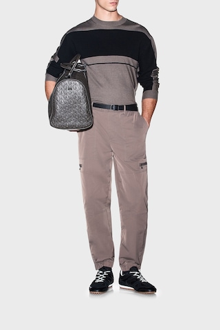 Armani Exchange Yün Karışımlı Regular Fit Yuvarlak Yaka Kazak Erkek Kazak Xm002730 Af14007 M6029 Kahve-siyah