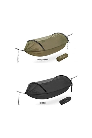 Naturehike Dc-c06 Flyingboat-02 3ın1 Cibinlikli Sivrisinek Önleyici Hamak Army Green Çok Renkli