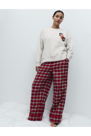 Marks & Spencer Saf Pamuklu Spencer Bear Pijama Takımı T37002274J Gri