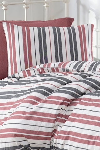 Enlora Home İpliği Boyalı Junior Nevresim Seti Tek Kişilik Monako Bordo