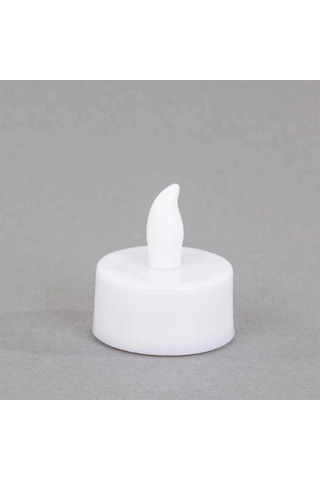 Mum Dekoratif Led Işıklı Romantik Ambians Masa Süs Plastik Mini Saat Pili Uyumlu Pilli Tealight Mum