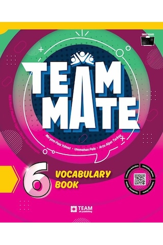 6.sınıf Team Mate Vocabulary Book + Test Book Set Metematik Yaprak Test Hediyeli