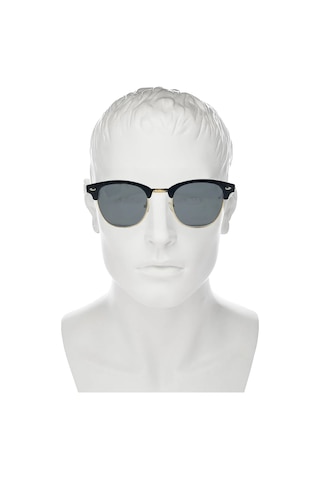 Thentech Gold Detaylı Yeni Sezon Unisex Polarize Güneş Gözlüğü 9911 Siyah