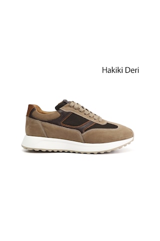 Gönderi(R) Gönderi R Erkek Kum Süet Bağcıklı Hakiki Deri Sneaker Ddma83531647 Kum Beji