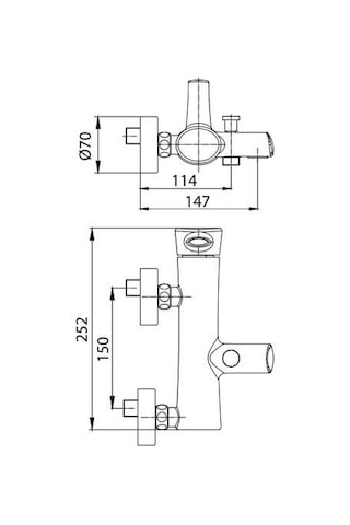 Eca 102 102 440 Ar Montana Banyo Bataryası Krom