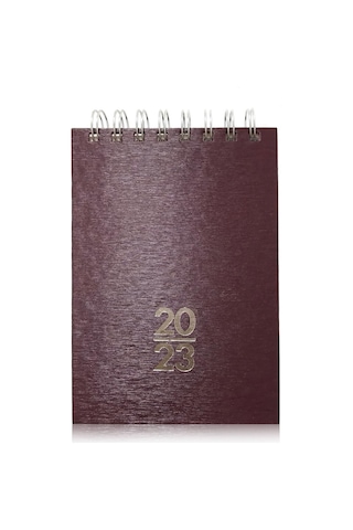 2023 Bloknot Günlük Ajanda 12x17 Bordo
