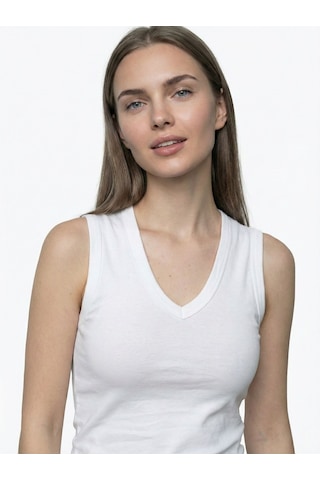 LOFT Slim Fit Kadın Bluz K.kol Lf2042980 Q1.v1 Beyaz