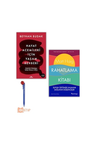 1. Hayat Acemileri Için Yaşam Rehberi, Beyhan Budak 2. Rahatlama Kitabı, Matt Haig, Kalem