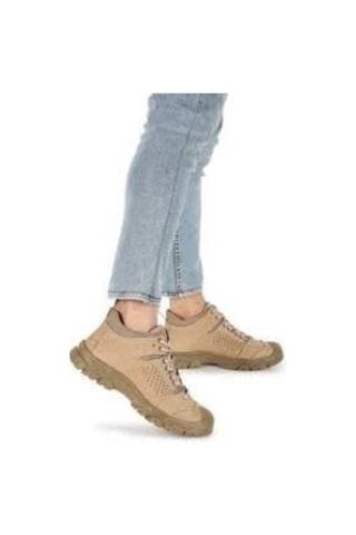 Scootland 14287 Yumuşak Esnek Deri Genç Erkek Yarım Bot Kum