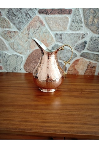 Modabakir Başucu Sürahisi Bakır 2 Litre