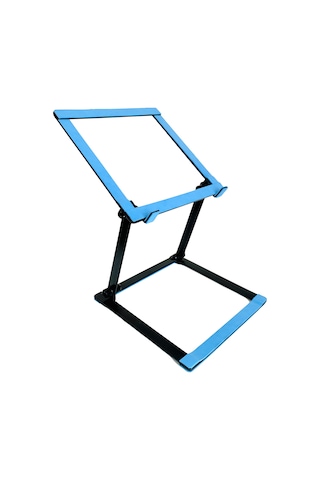 Metal Profesyonel Laptop Standı Mavi