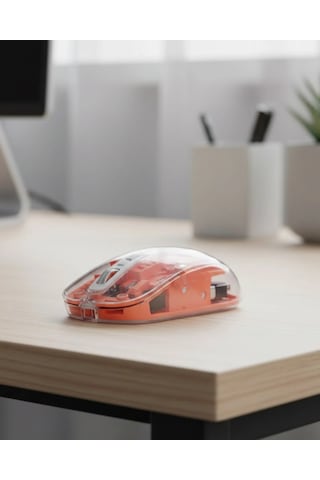 Minimal Tasarımlı Kablosuz Mouse Günlük Ve Ofis Kullanımı -