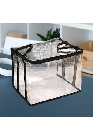 Trendooze Kitap Düzenleyici Toz Geçirmez Taşınabilir Siyah Siyah