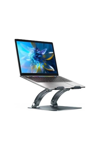 Ebitda Alüminyum Ayarlanabilir Isı Standı, 16'' Dizüstü Bilgisayar İçin Dayanıklı Masaüstü Braketi