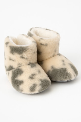 Çocuk Ve Bebek Panduf, Kışlık Peluş Bot, Yumuşak, Sıcak Tutan, Kaymaz Tabanlı Ev İçi Patik, Ev Botu Haki