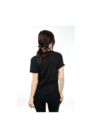 V Yaka Basic Kadın Tişört T-Shirt