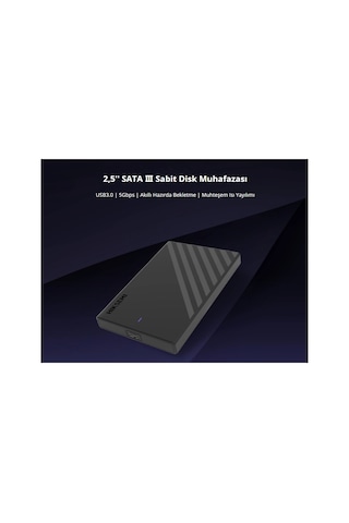 Hıksemı Hs-hub-mhb201 Usb3.0 25&quot Disk Kutusu. Ssd Ve Hdd Destekler 5gbps Siyah Win Mac-os Linu