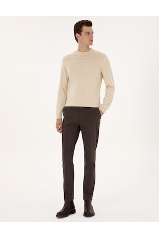 Pierre Cardin Erkek Koyu Kahverengi Pantolon Kanvas-chino 50317228-vr084 Koyu Kahverengi