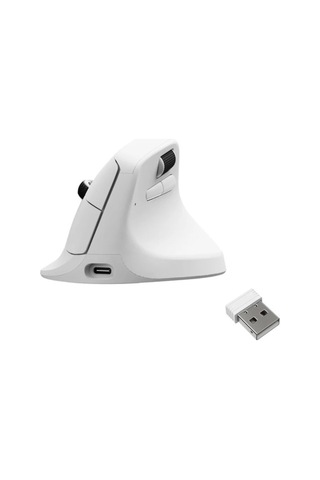 Keychron M5 Kablosuz Ergonomik Fares, En Iyi Pixart 3311 Sensörü Ve Pixart 3950 Sensörüne Sahip. 2.4 Ghz, Blu -