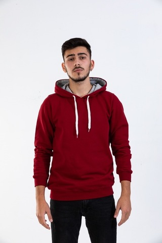 Rafcoll Ünisex Camel Kapşonlu Sweathırt Camel