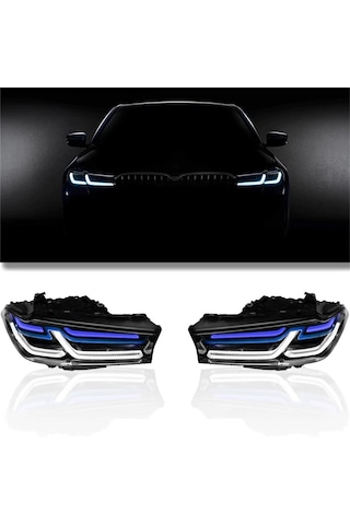 Autogp Bmw G30 Ön Far Lambası Ledli Lci Görünüm Dönüşüm Farı 2017 / 2020