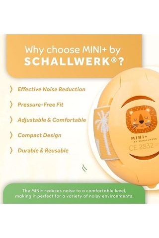 Schall Werk Mini+ Bebek Kulak Koruyucu, Gürültüye Karşı Kulaklık