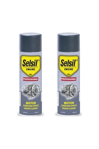 Selsil 2 Li Oto Bakım Seti. ( Motor Temizleme 500 Ml Ve Silikon Sprey 500 Ml )