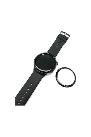 Huawei Watch 4 Mkst Pmma Pet Saat Ekran Koruyucu - Siyah
