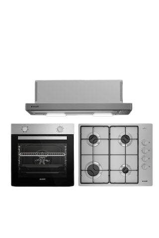 Arçelik AFM 130 - OMD D 611 EI - P 171 TI Inox Ankastre Set