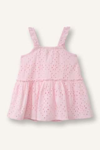Defacto Askılı Brode Elbise Kız Bebek G9323a526hspn648 Pembe-pn648
