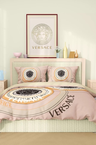 Marka Nevresim Takımı Çift Kişilik Pamuklu Saten Kumaş 6 Parça 3d Dijital Baskı Duvet Cover Set Model No:102 Renkli