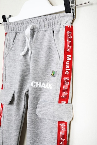 Gimeravm Gimer - Cepli Yazı Baskılı Eşofman - Mşl1612G Gri