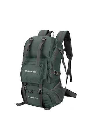Dianziye 45l Nylon Dayanıklı Sırt Çantası - Su Geçirmez, Ayarlanabilir Askılı, Bol Cepli Outdoor Çanta Yeşil