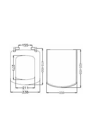 Japar 50327 Plaza Yavaş Kapanan Klozet Kapağı Kapak