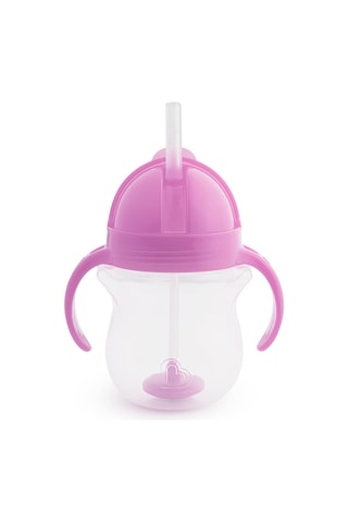 Munchkin Tıklama Kilitli Uçlu Alıştırma Bardağı 6+ Ay 207 ML Mor