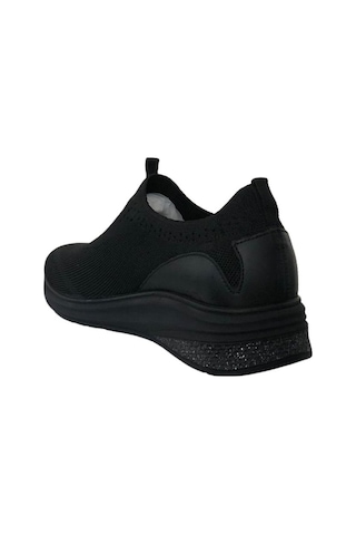 Forelli 30007-G Elvin Siyah Kadın Comfort Spor Ayakkabı Siyah