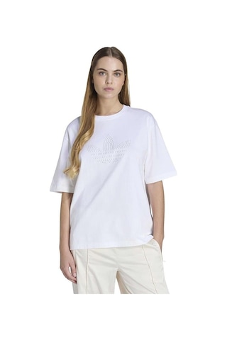Adidas Pearl Tee Kadın Beyaz T-shirt Ke3428