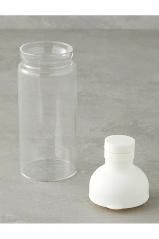 Borosilikat Detoks Şişe 450 Ml.yeşil Renk