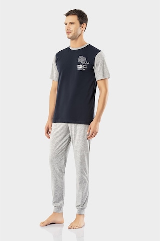 Erdem Lacivert Erkek Yazlık Pijama Takımı 2023-04 Lacivert