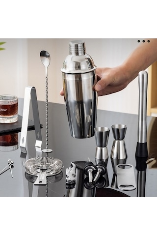 Wondernest Sürahileri, Barmen Shaker Seti Lichen, Bar Araçları, 13 Ec