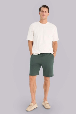 DeFacto %100 Keten Regular Fit Yazlık Bermuda Şort D9931AX25SMKH498