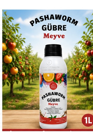 Pashaworm Meyve Konsantre Sıvı Gübre 1 L Meyve Ağaçları İçin