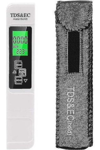 Trendooze Su Kalitesi Ölçer - Akvaryum Ve Havuz İçin, Kapsamlı Test Cihazı, Lcd Ekranlı Saflık Aracı