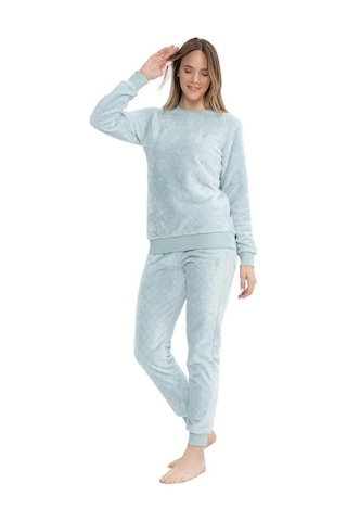 U.S. Polo Assn. U.s Polo 17080 Kadın Peluş O Yaka Pijama Takım 001