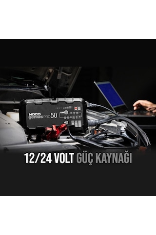 Noco Genıuspro50 6V/12V/24V 1000A Akıllı Akü Şarj ve Akü Bakım/De