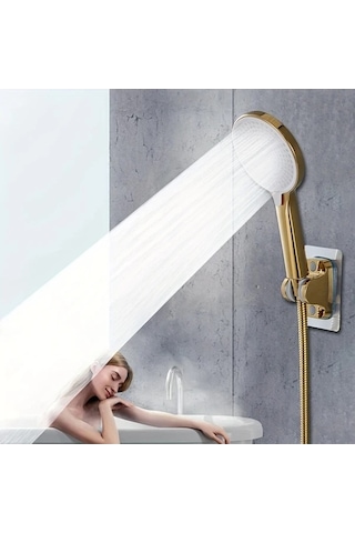 Fastbuy Challenger 3 59 Inç Modül Duş Başlığı Paslanmaz Çelik Seti, Su Basıncını Artırır, Düşük Su İçin Güçlü Akış