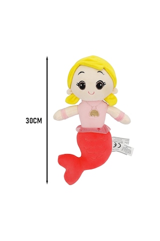Deniz Kızı Peluş Oyuncak 35 Cm Sevimli Denizkızı Bebek Sevimli Hediyelik Çok Renkli