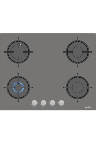 Simfer 11 Fonksiyon Steam Master Gri 2'li Ankastre Set (8246 Fırın + 3656 Ocak)