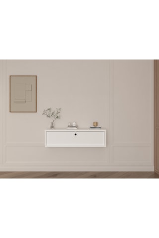 Duvar Montajlı Dresuar Beyaz